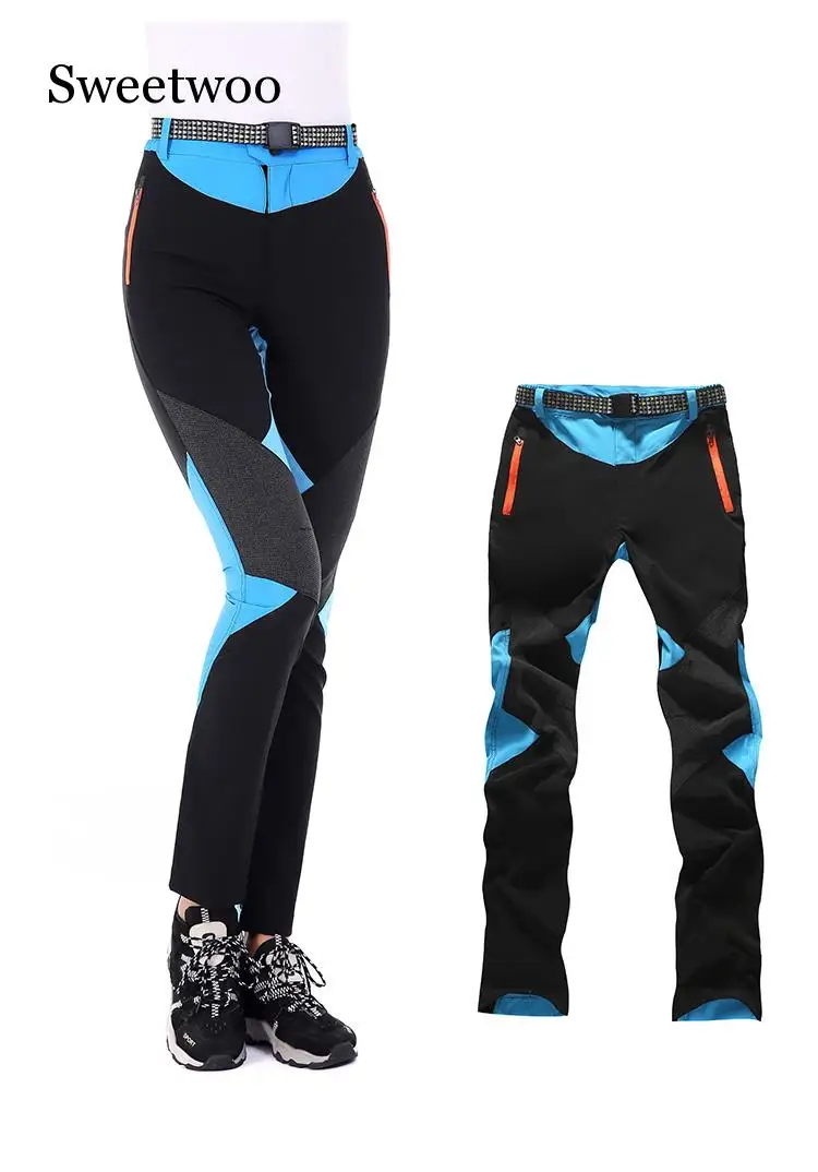 SWEETWOO New Women's Pants Summer Elastic Breathable Quick Dry Hiking Trousers Outdoor Camping Trekking Sport Female Pants Thin