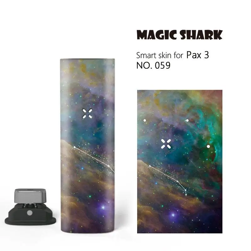 Magic Shark Star Sky Dreamy 12 созвездий Bumpy ПВХ полный Чехол пленка наклейка для Pax 3 комплект 055-066 - Цвет: 059