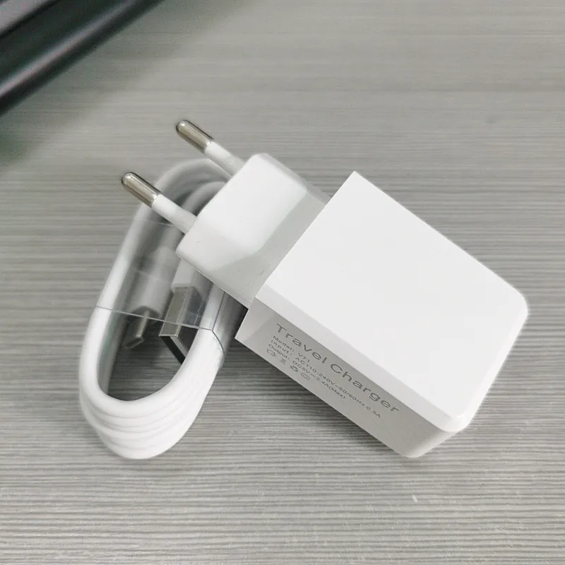 Настенное зарядное устройство USB 5 В 2 А и зарядный кабель Type-C Micro для телефонов