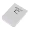 Pour PS1 carte mémoire 1 méga carte mémoire pour Playstation 1 One PS1 PSX jeu utile pratique abordable blanc 1 M 1MB ► Photo 2/6