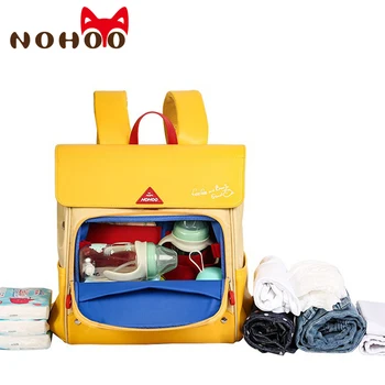 

Large Capacity Mummy Daddy Backpack Waterproof Nappy Bag Outdoor Mom's Backpack Nursing Bag Travel Backpack PU Baby Care Bag