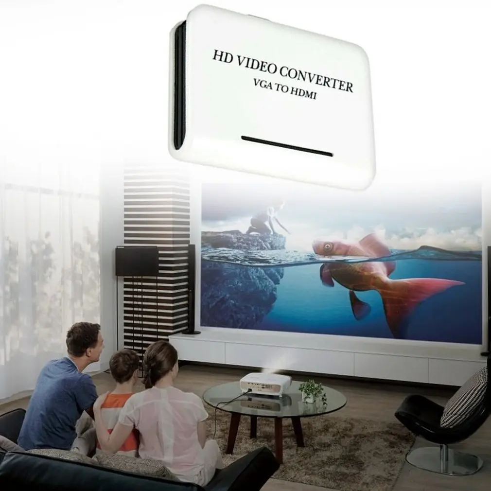 Vga-hdmi адаптер/конвертер 1080P Full HD HDTV Видео Аудио для ПК ноутбука