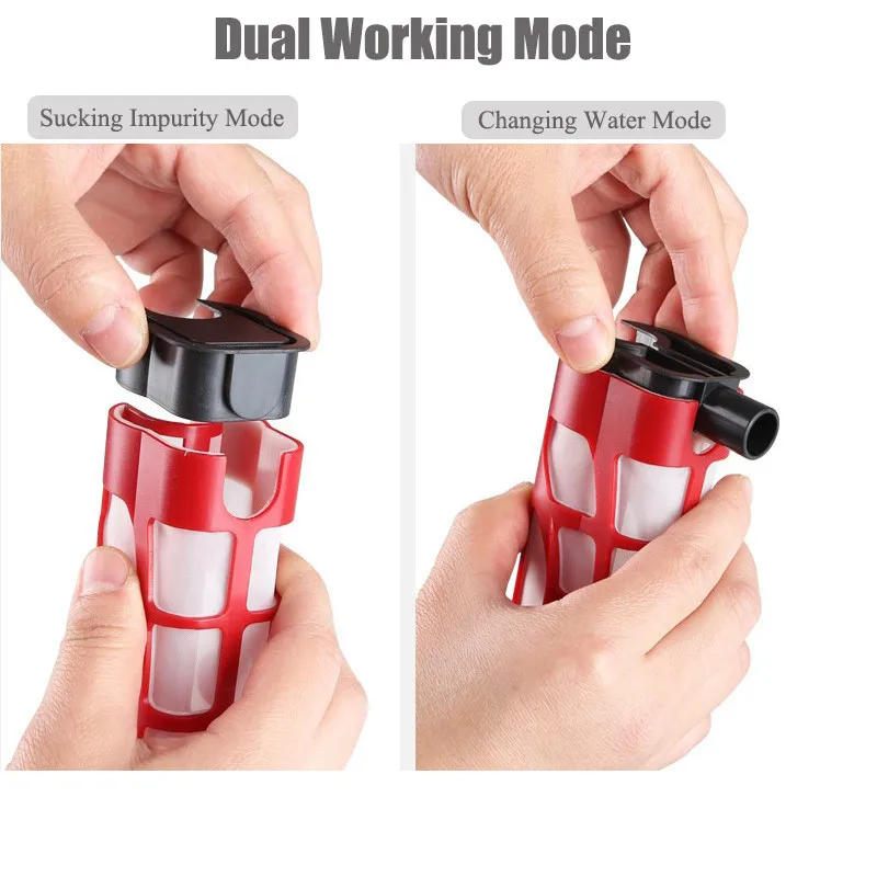 1 pc Aquarium Gravel Cleaner Siphon Vacuum Water Changer Pump Electric Water Filter Washer Automatic for Fish Tank Automatic
