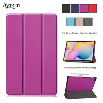 

For Samsung Galaxy Tab S6 Lite 10.4 inch SM-P610 SM-P615 PU Leather Stand Cover for Samsung S6 Lite 10.4 2020 Case+Film+Stylus