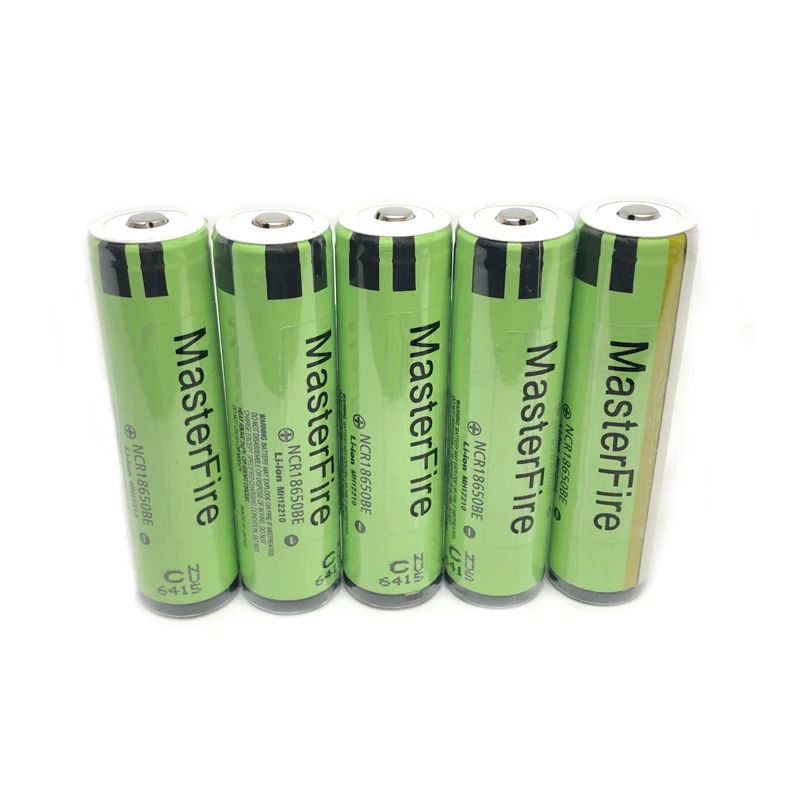 

Wholesale MasterFire Original Protected NCR18650BE 3200mah 18650 3.7V Rechargeable Lithium Battery Cell For Flashlight Batteries