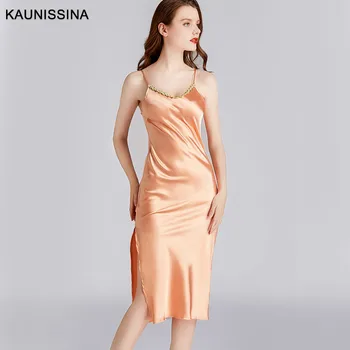 

Women Sexy Lingerie Sleepwear Nightgown Casual Lace Patchwork V Neck Nightdress Summer Sleepshirts Dress