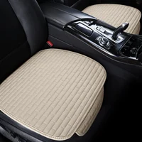 Car seat cover front/Rear Flax Seat Protect Cushion Automobile Seat Covers Mat Protect Pad Car Covers 6