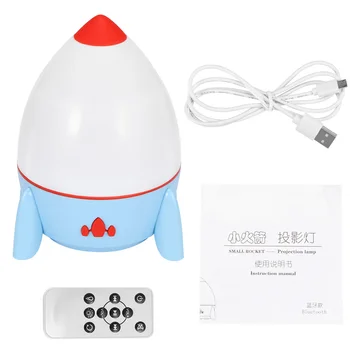 

LED Rocket Rotating Projector Led Colorful Space Starry Sky Projector Led Projector Sleeping Light Table Lamp Night light