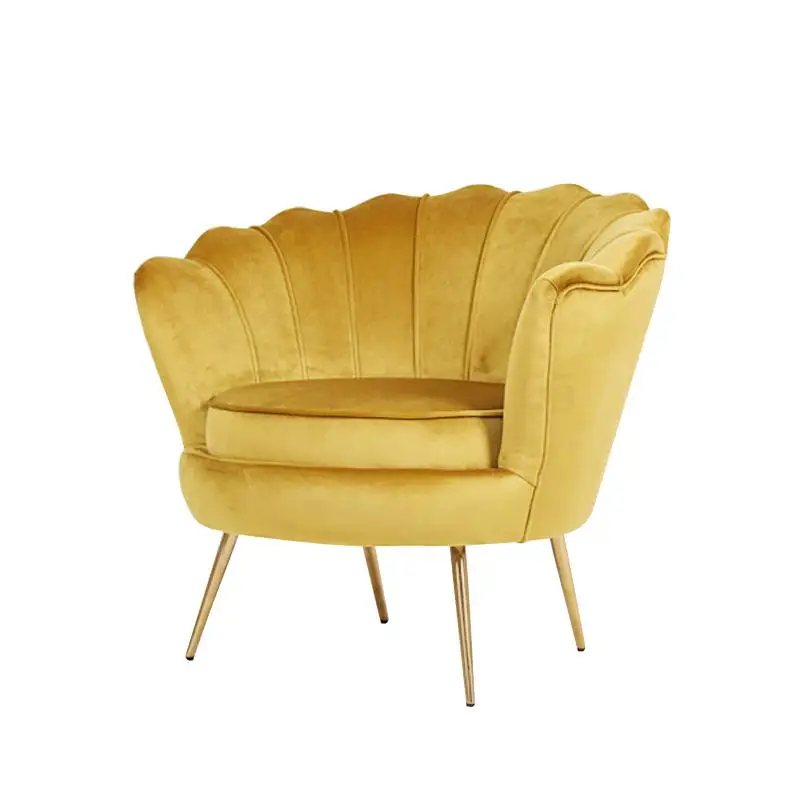  Net red single pink simple Korean clothing shop sofa chair beauty salon leisure shell small |