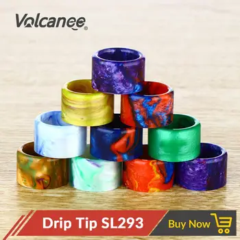 

Volcanee Coloful Resin Drip Tip Vape Wide Bore Mouthpiece For V16 Vape Tank RDA RBA Atomizer Accessories
