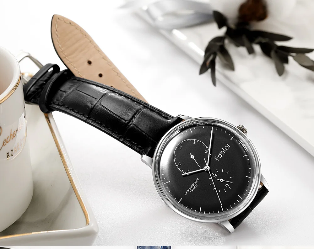 Fantor модный роскошный Повседневный бренд мужские водонепроницаемые часы Кварцевые Светящиеся Наручные часы для мужчин классические