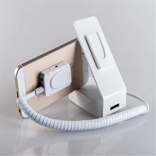 30 компл./лот) белый цвет магнитный металлический мобильный телефон выставка розничный магазин Противоугонный держатель дисплея с сигнализацией стенд