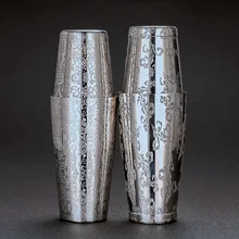 Новое травление 304 Поверхность Из Нержавеющей Стали узор Бостонский Двухсекционный регулятор вина