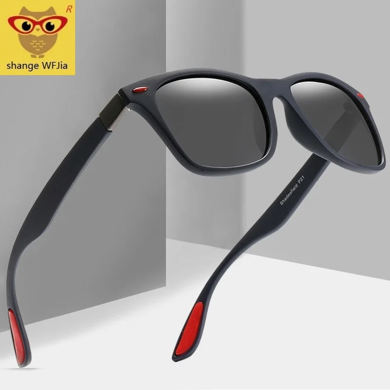 

2019 Classic Polarized Sunglasses Men Women Driving Square Frame Sun Glasses Eliminate Harsh Glare Shades oculo UV400