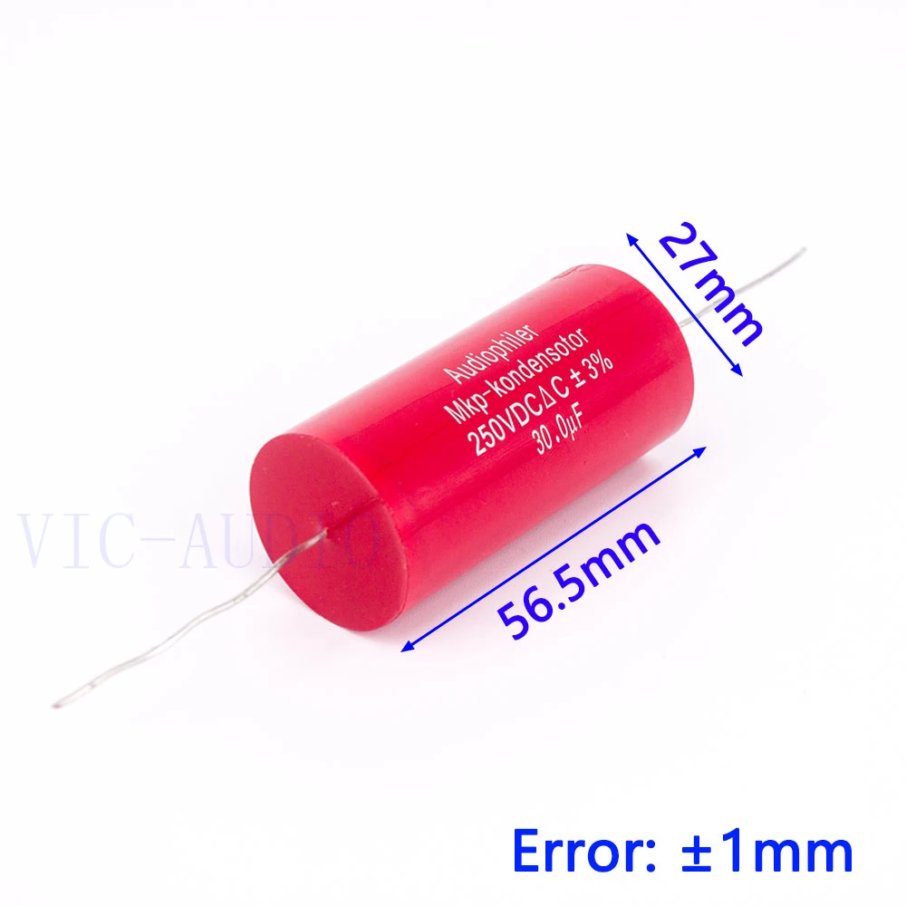 Capacitor Auditógrafo Mkp 30uf 250v dc Capacitor sem Eletrodo de Alta Fidelidade para Febre Capacito de Áudio Frequência de Acoplamento Divisão 30uf - Image 4