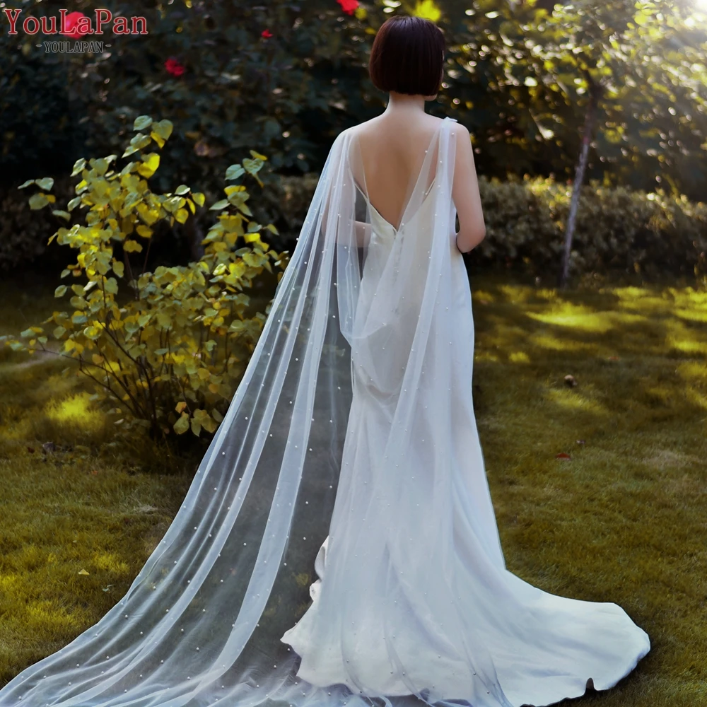 YouLaPan G41 Bridal Bolero Pearls Cape Bridal Shawl with Pearls 3M Length Evening Cape Simplicity Bride Cape Big SizeTop Bride YouLaPan G41 Bridal Bolero Pearls Cape Bridal Shawl with Pearls 3M Length Evening Cape Simplicity Bride Cape Big SizeTop Bride