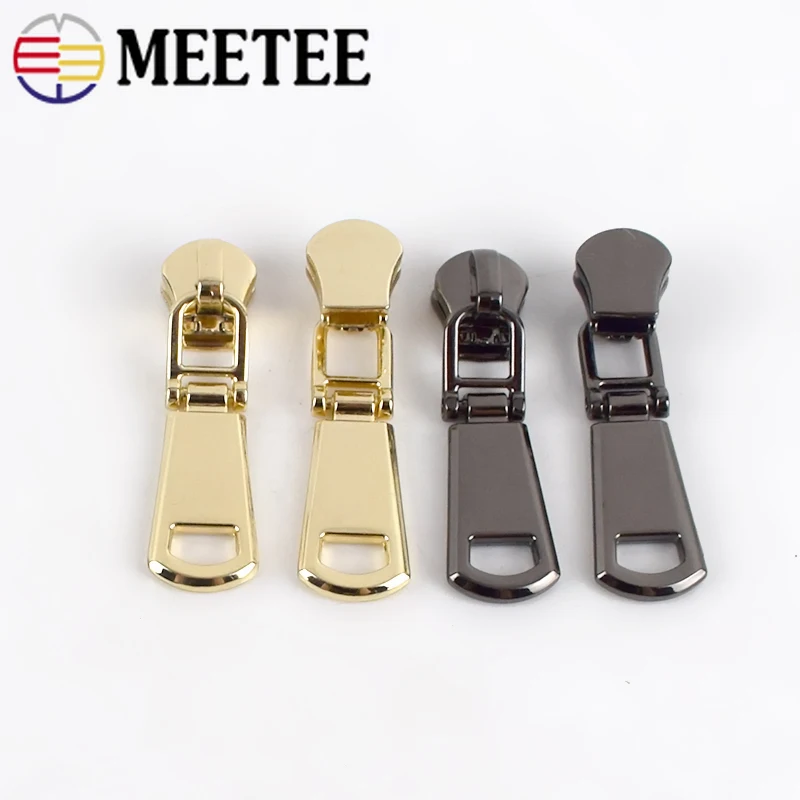 Meetee 5 # пружинный замок слайдеры на молнии для металлического искусственного