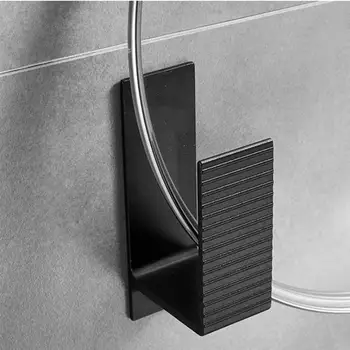 

1Set Wall Mount Adhesive Hooks Heavy Duty Waterproof Aluminum Sticky Hanger Hook for Kitchen Utensils Towel Home Kitchen Office