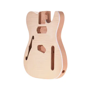 

Muslady TL-FT03 Unfinished Guitar Body Mahogany Wood Blank Guitar Barrel for TELE Style Electric Guitars DIY Parts