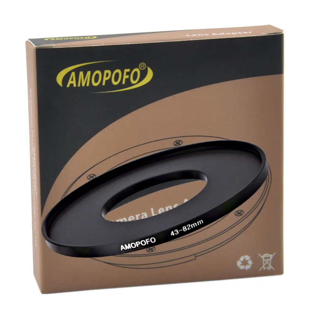 

Универсальный повышающий кольцевой фильтр 43-82 мм/43 мм до 82 мм для UV,ND,CPL, металлический повышающий кольцевой адаптер