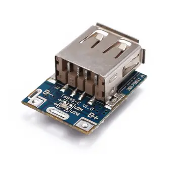 

5V Boost Step Up Power Module Lithium LiPo Battery Charging Protection Board 28TE