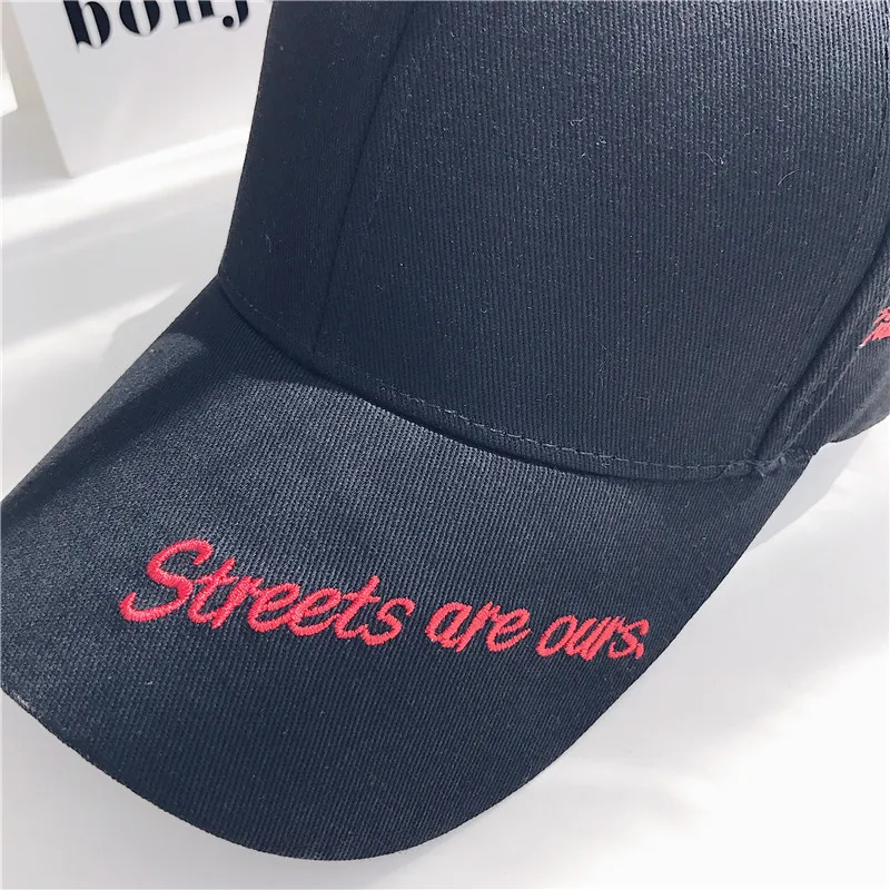 New Fashion Black Hat Women Korean Couple Hip Hop Baseball Caps Men Sun Hat Student Cap Gorra Hombre Snapback Embroidery 2020    (5)