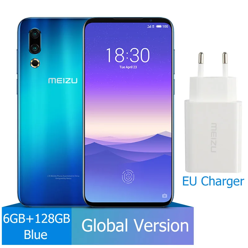 6GB 128G Blue Глобальная версия, Meizu 16 s, 6 ГБ, 8 ГБ, 128 ГБ, 16 s, Смартфон Snapdragon 855, 6,15 дюймов, 48 МП, двойная камера AI, фронтальная, 20 МП, 3600 мАч, NFC - Цвет: 6GB 128G Blue