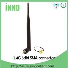 10 шт. 2,4 ГГц антенна wifi антенна 5dBi SMA разъем 2,4 ГГц antena+ 21 см RP-SMA ufl./IPX 1,13 косички кабель