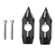 Черный руль мотоцикла откатный стояк для 1 дюймов Handbars Cruiser