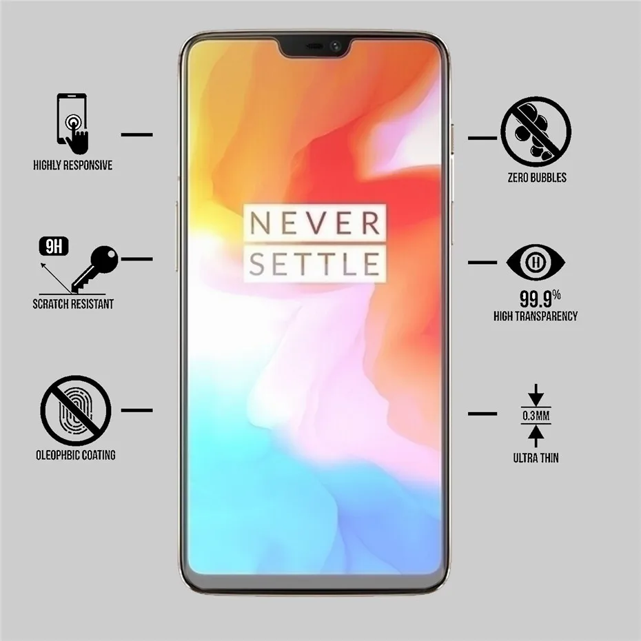 2 шт./лот Экран протектор для Oneplus 1+ 1 2 3 3t 5/5 T 6 X A0001 A2001 A3000 Экран протектор Закаленное Стекло пленка