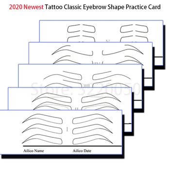 

Microblading Practice Kit Tattoo Eyebrow Practice Card Eyebrow Cosmetic Permanent Makeup Eyebrow Training Skin Tattoo Supplies