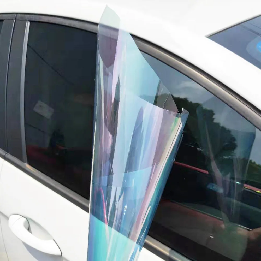Best Offers Sunice 1.52x15m 65%VLT Car Vehicle Windshield Window Film Tint Chameleon Glass Sticker 99%UV Proof Sun control glass film