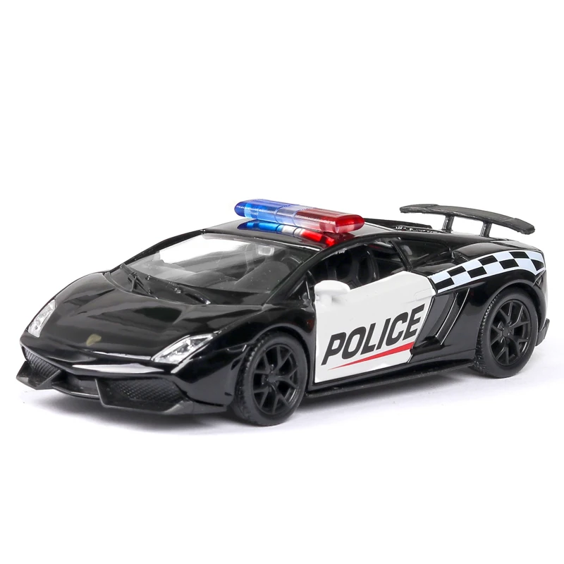 HOMMAT масштаб 1:36 Gallardo LP 570 4 полицейская модель автомобиля из металлического сплава