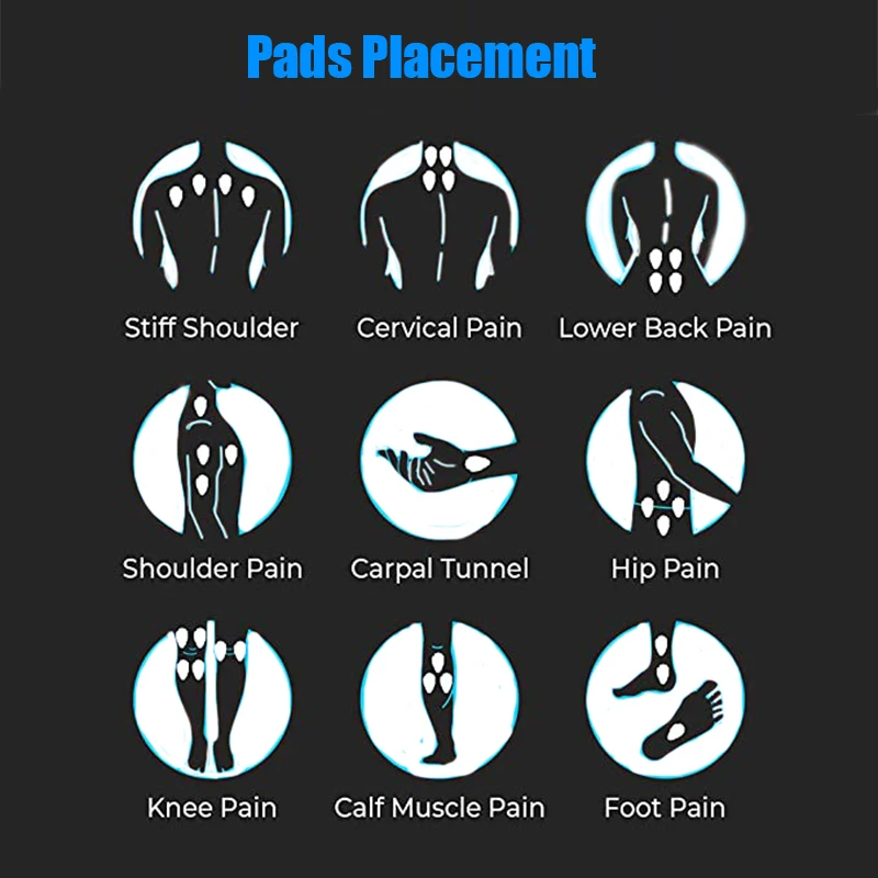 Electrosex Reusable Pads Bdsm Electric Shock Self Adhesive Electro Therapy Patches for Electrical Stimulation Estim Sex Toys