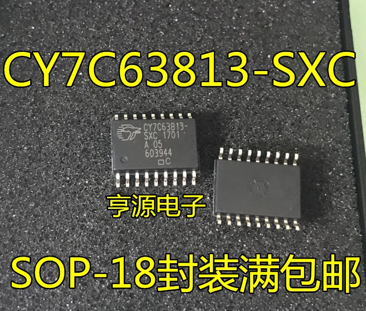 5 шт./лот CY7C63813 CY7C63813-SXC лапками углублением SOP-18