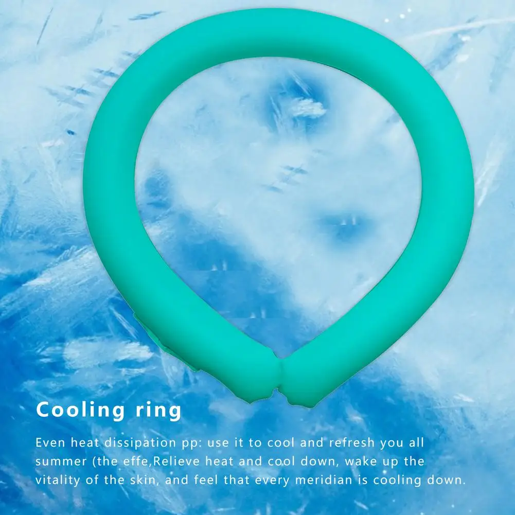 Neck Cooling Tube Wearable Safe Reusable Neck Ring For Hot Summer