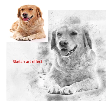 

Custom Sketch art pet pillow case, personalized pillow case, your custom design, custom Christmas gift dog cat cushion cover,