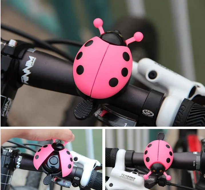 Велосипедный звонок Coccinella septempupata Beetle Bell звонок для горного велосипеда труба фиксированная Шестерня аксессуары