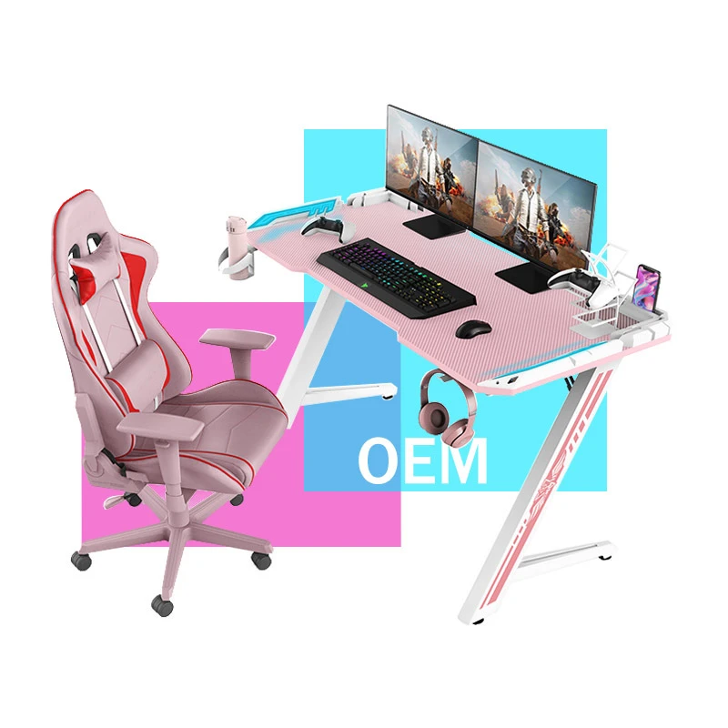 Nowa różowa dziewczyna biurko komputerowe biurko domowe netto celebrity  anchor live stół do gry 120*75*60 cm stół do komputera do gier biurko| | -  AliExpress