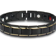 Терапевтический энергетический лечебный браслет из нержавеющей стали магнитный браслет