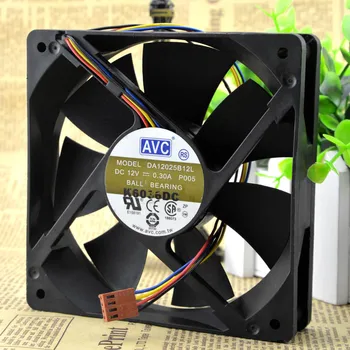 

Delivery Max Airflow Rate Avc12cm12 cm 12025 Case Fan CPU Fan 4 Pin 4 Wire Temperature Control PWM Speed Regulation