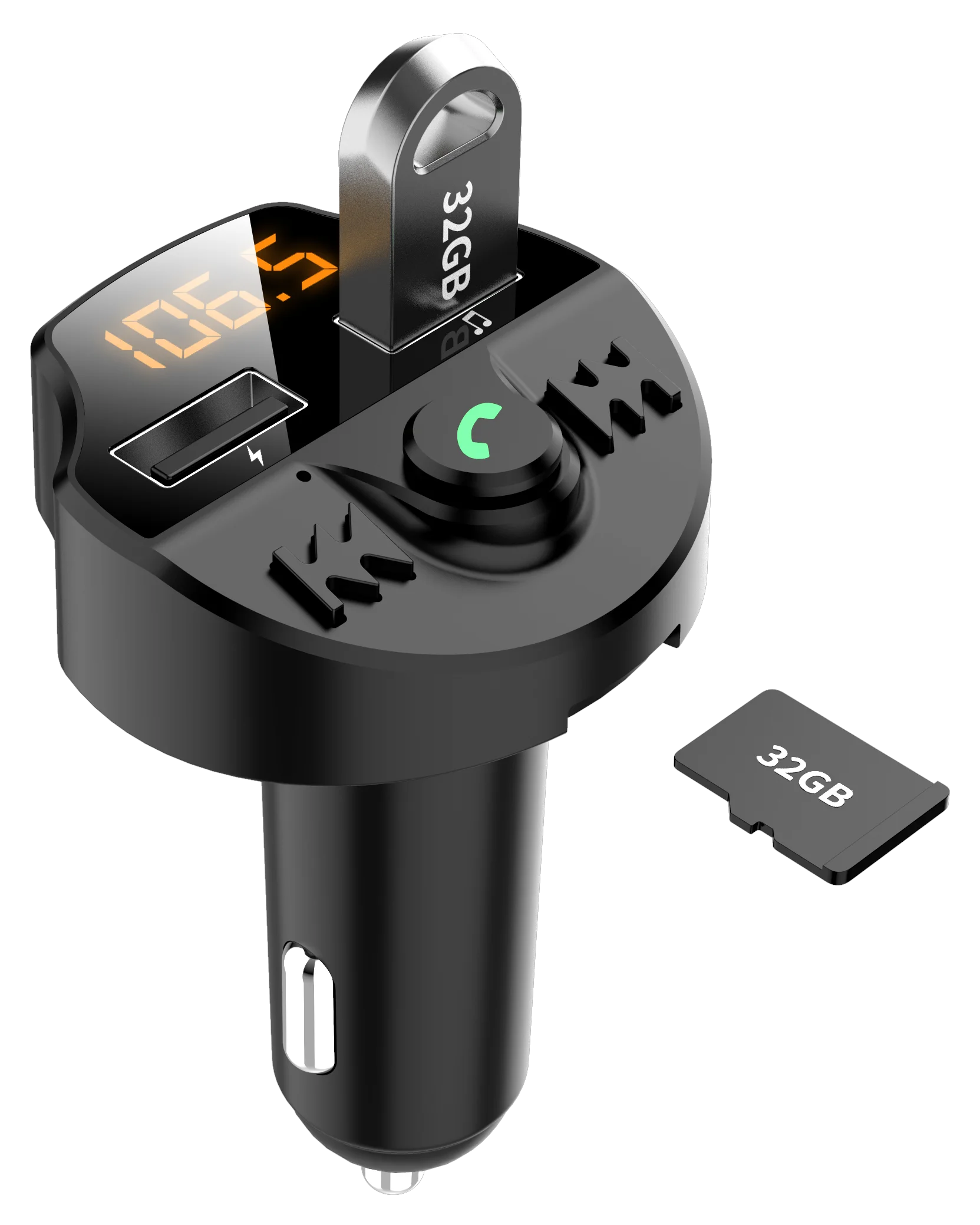 Автомобильный комплект YIBEIKA3.1A USB без шума музыкальный радио Bluetooth приемник fm-передатчик Handsfree модулятор автомобильное зарядное устройство для телефона - Тип штекера: Универсальный