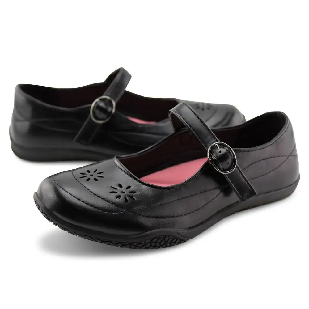 Jabasic Girls School Dress Shoes Mary Jane Flats