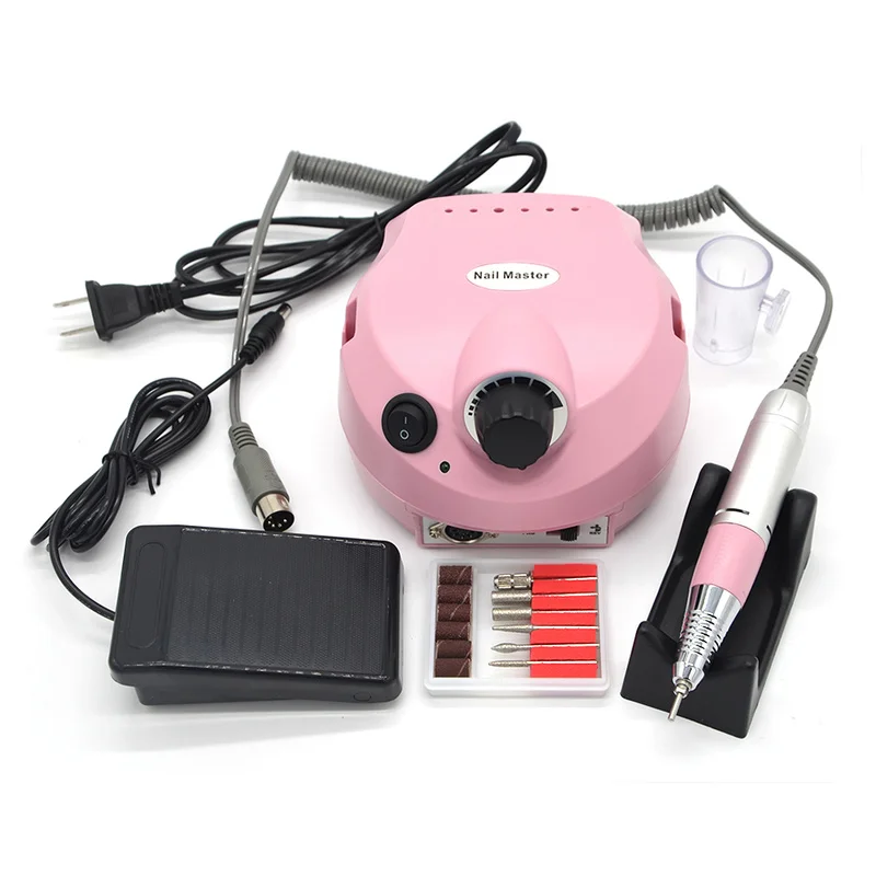 35000 об/мин Электрический сверлильный станок для ногтей, Электрический Маникюрный сверла машины, аксессуары для педикюра, набор, керамический сверло для ногтей, инструменты для ногтей