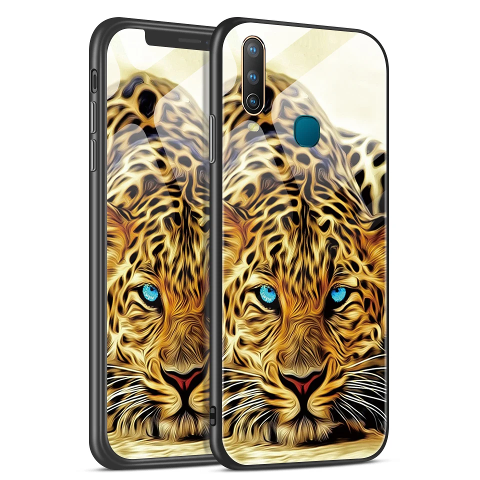 H104 ДЛЯ vivo Y3 противоударный Закаленное Стекло Крышка для vivo Y71 Y83 Edge ЧЕХОЛ ДЛЯ vivo Y93 Y97 противоударный силиконовый узор Звездная оболочка - Цвет: H104