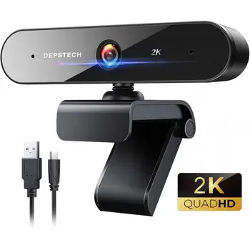 

Webcam 2k HD Web Camera With Microphone For Computer Laptop video call Recording Online USB Auto focus Webcams
