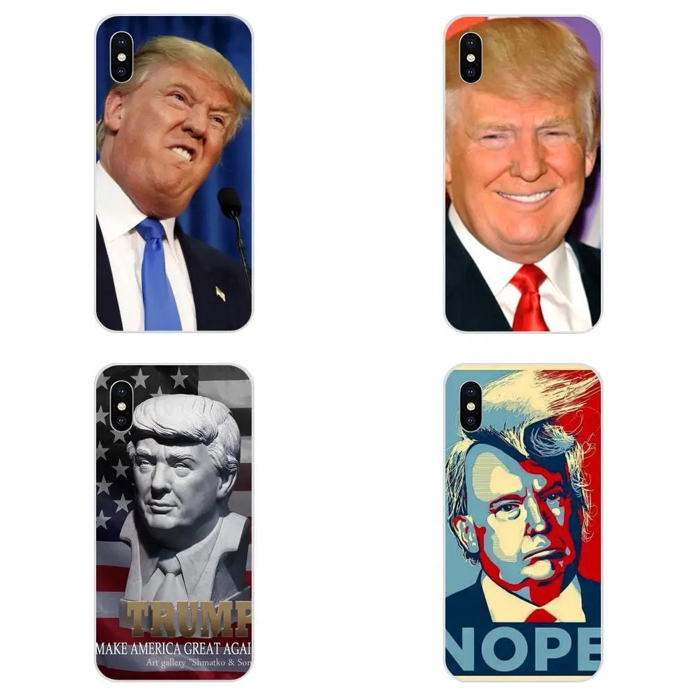 Забавный президент США Дональд Трамп для Huawei Honor Nova Note 5 5I 8A 8X 10 Pro 9X Moto G G2 G3 G4 G5 G6 G7 Plus