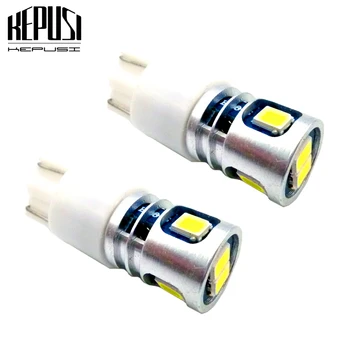 

2x T10 W5W LED Car Light CANBUS Interior Light Map Dome Bulb Exterior License Plate DRL Backup Dome Parking Light White 12V 24V
