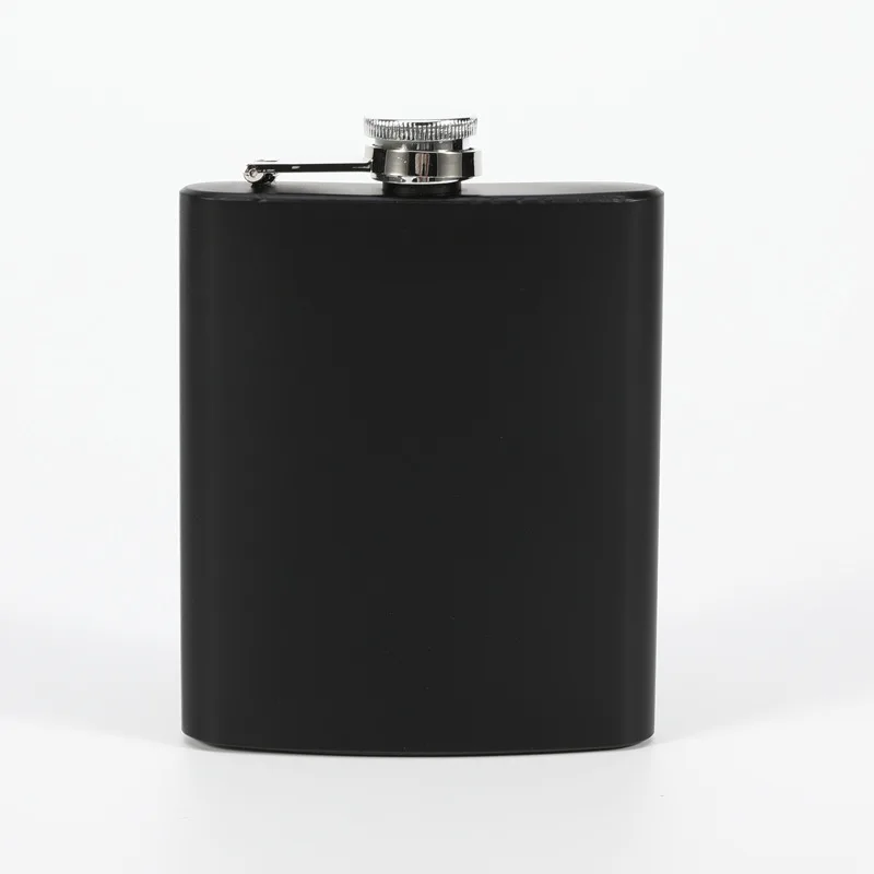 Portable 8oz Hip Flask Gift Set with Cup and Outdoor Drinking Accessories
