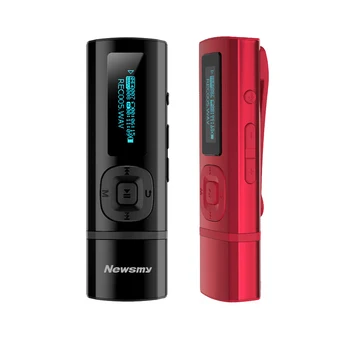 

New 1.1 Inch Walkman with Back clip Bluetooth MP3 16 GB Super Mini USB Portable MP3 Running Sport Music Player Multi-lingual